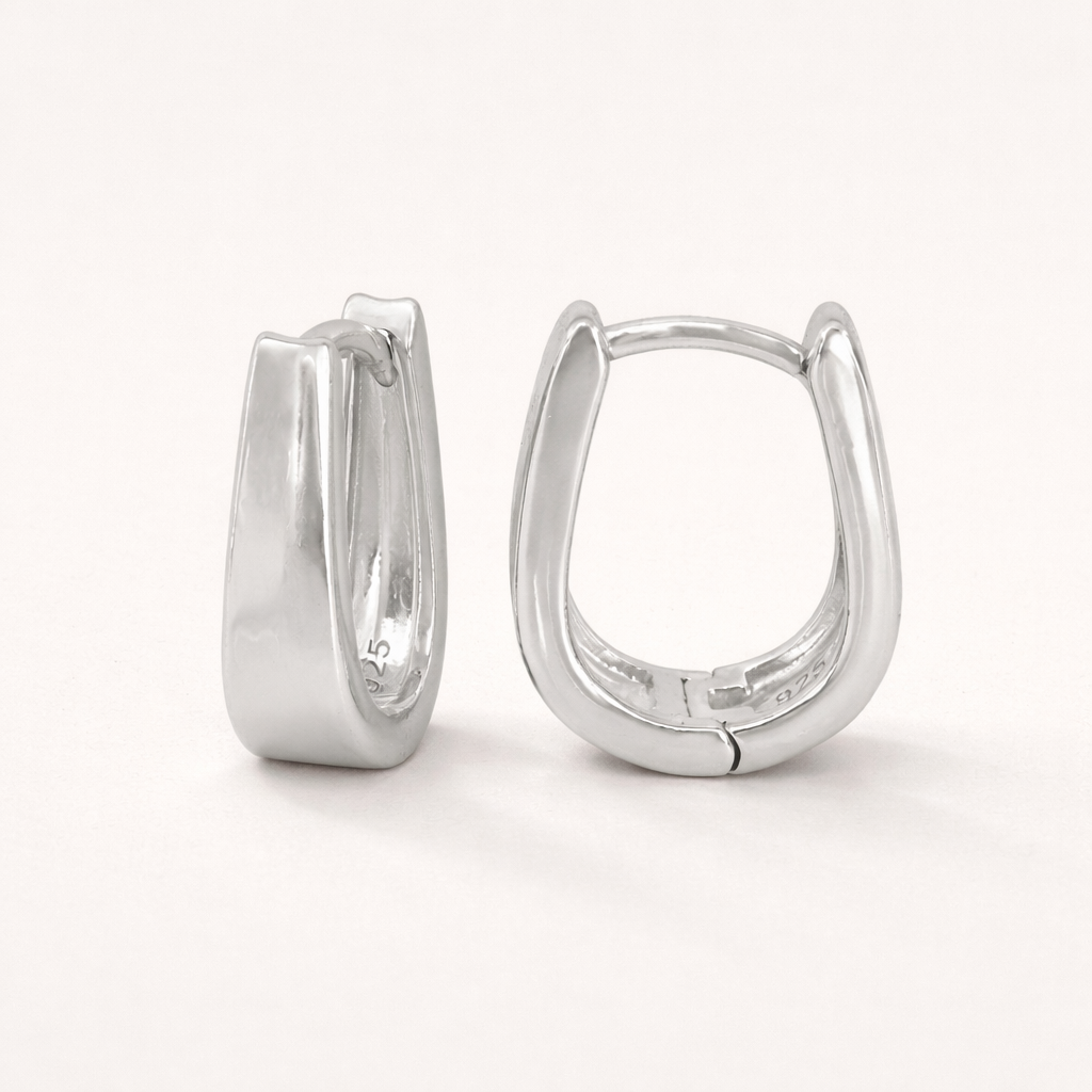 Bold Oval Hoops