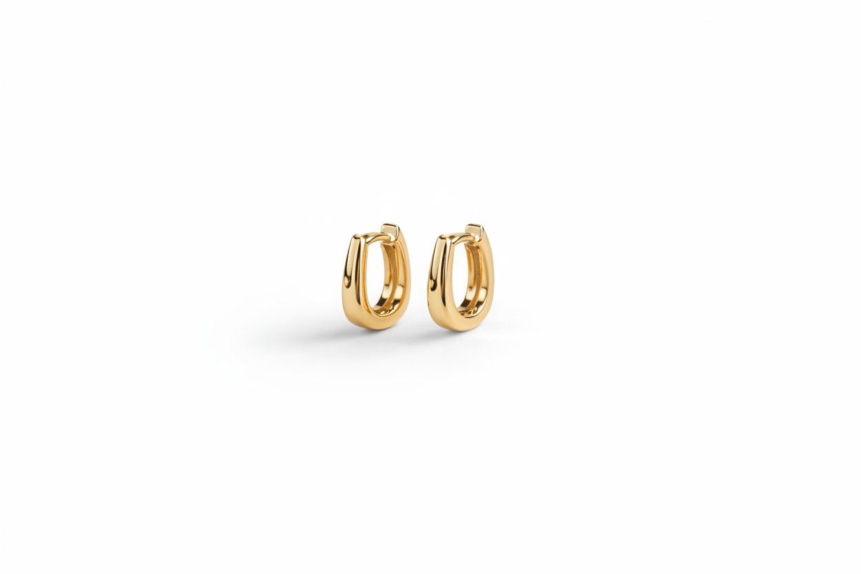 Bold Oval Hoops