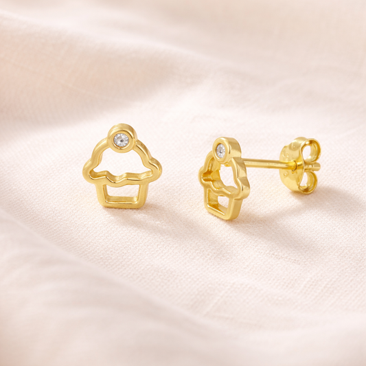 Cupcake Stud Earrings