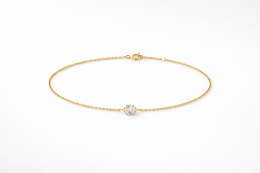 Solitaire Crystal Bracelet