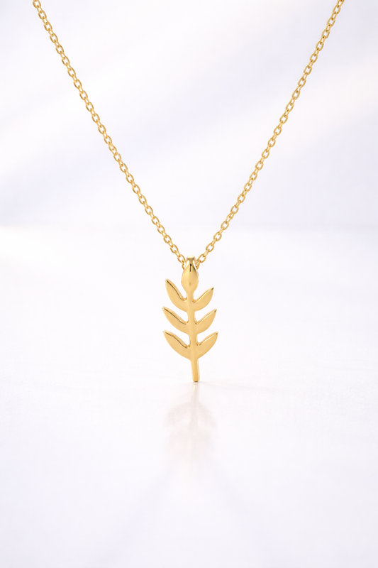 Leaf Charm Necklace
