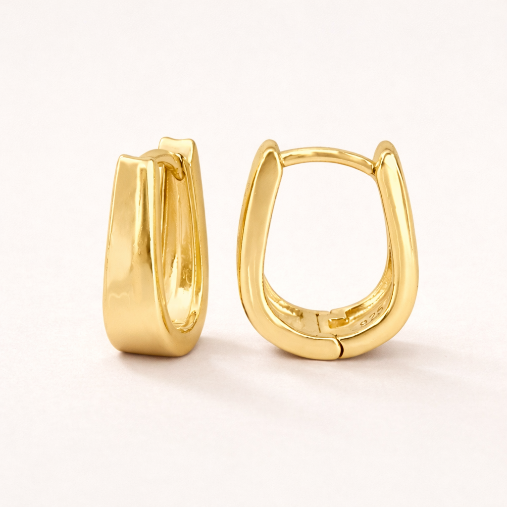Bold Oval Hoops