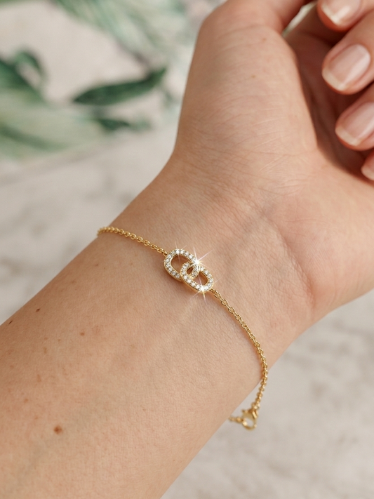Interlocking Loop Bracelet